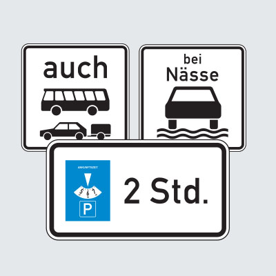 Zusatzzeichen