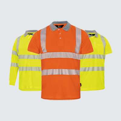 Warnschutz-Polo-Shirts