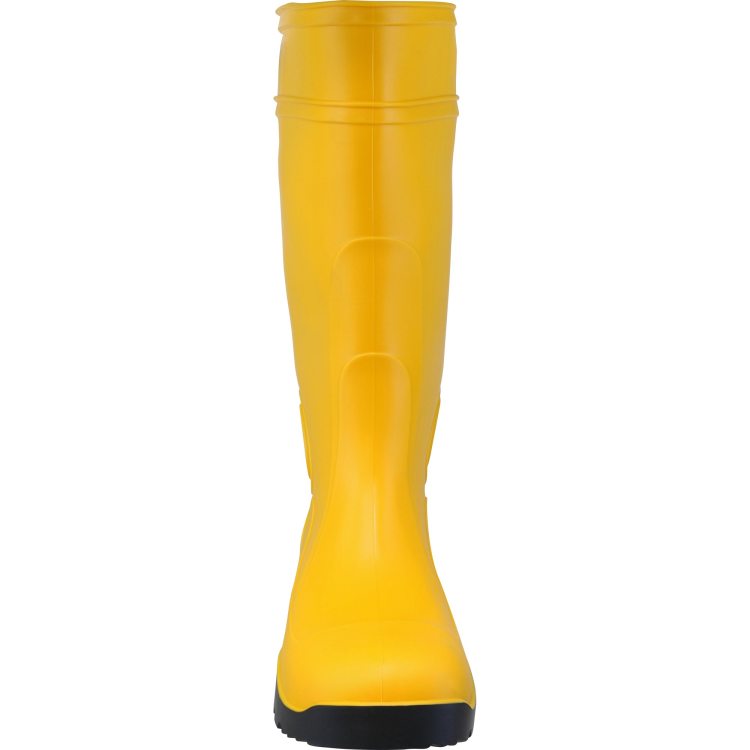 PVC Stiefel Paul gelb Vorderseite