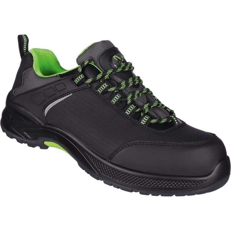 Boa S3 Halbschuh Marino Schwarz gruen rechts 2