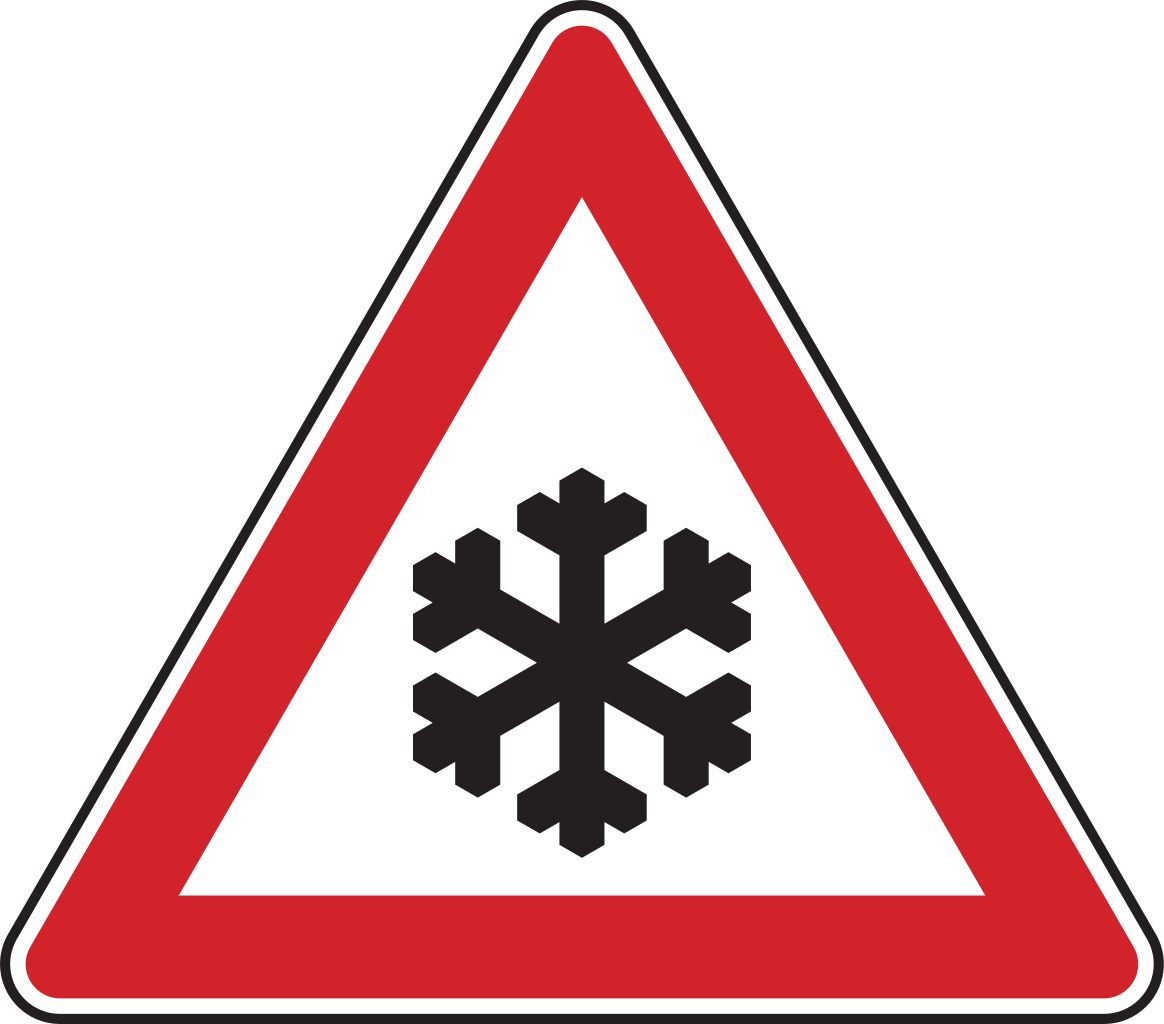 VZ 101-51 Schnee- oder Eisglätte