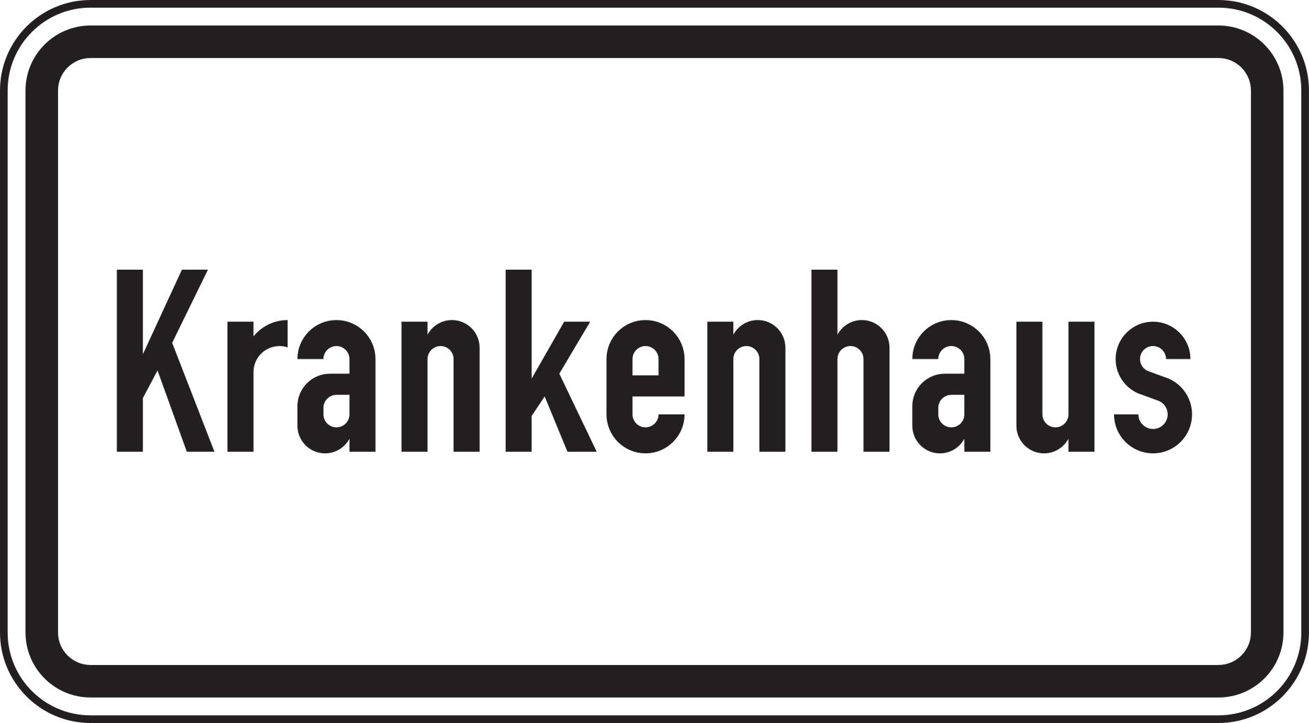 VZ 1012-53 Krankenhaus