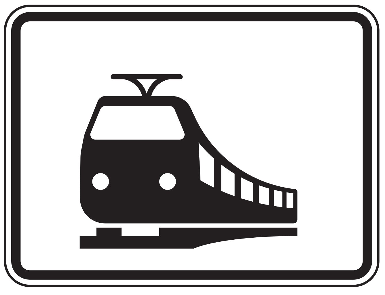 VZ 1048-18 Nur Schienenbahnen