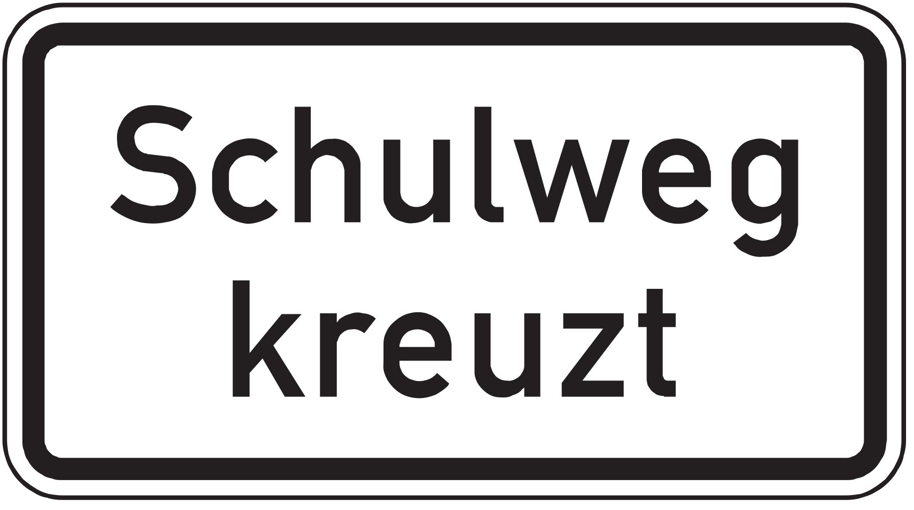 VZ 2304 Schulweg kreuzt