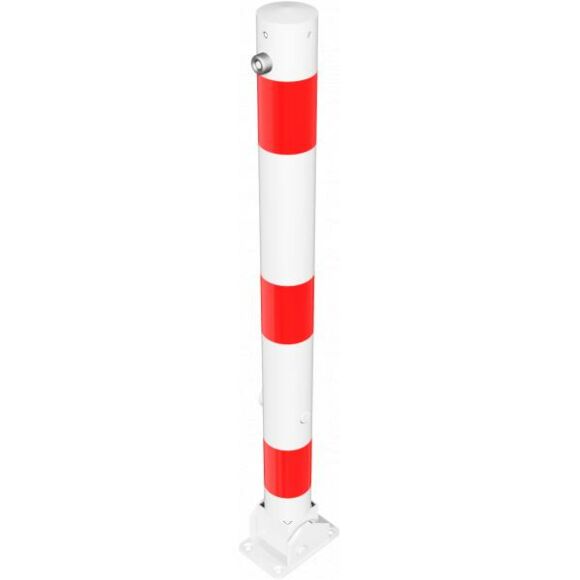 Absperrpfosten Ø 76 mm, umlegbar, zum Aufdübeln