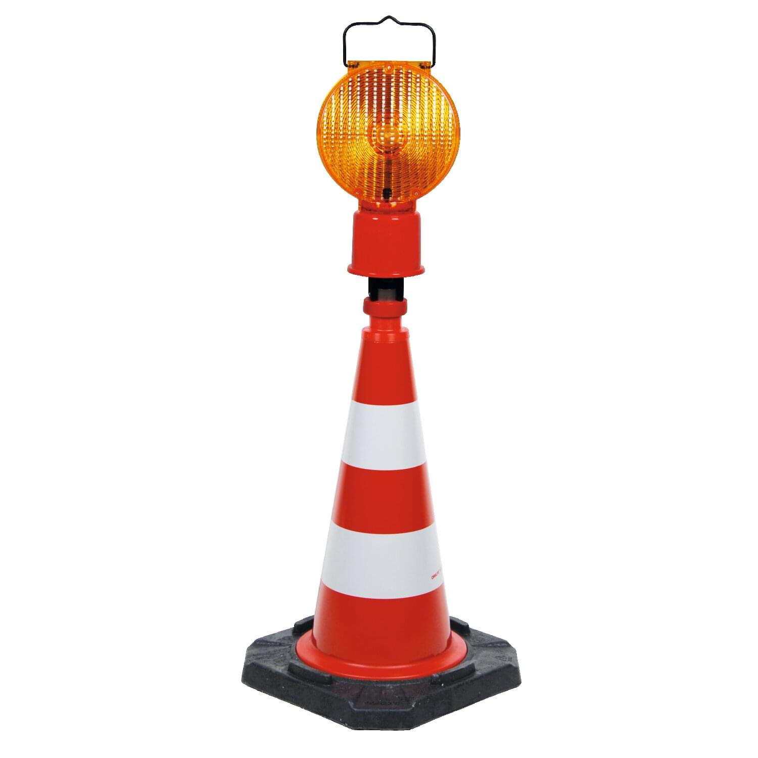 Leitkegel-Blitz-Stab LED (Akkuversion) | zweiseitig, gelb - Bild 1