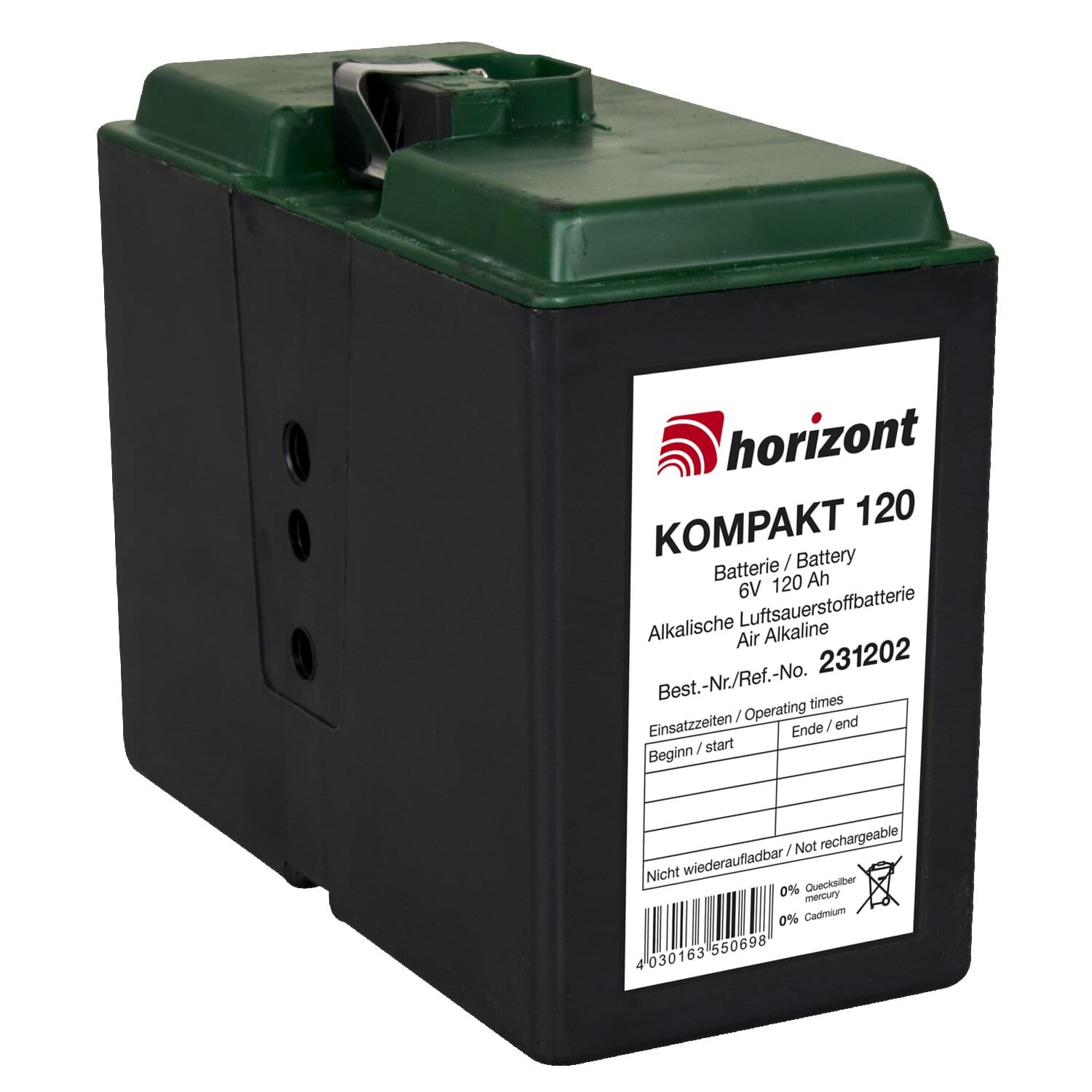 KOMPAKT 120, Luftsauerstoff-Batterie 6V/120AH