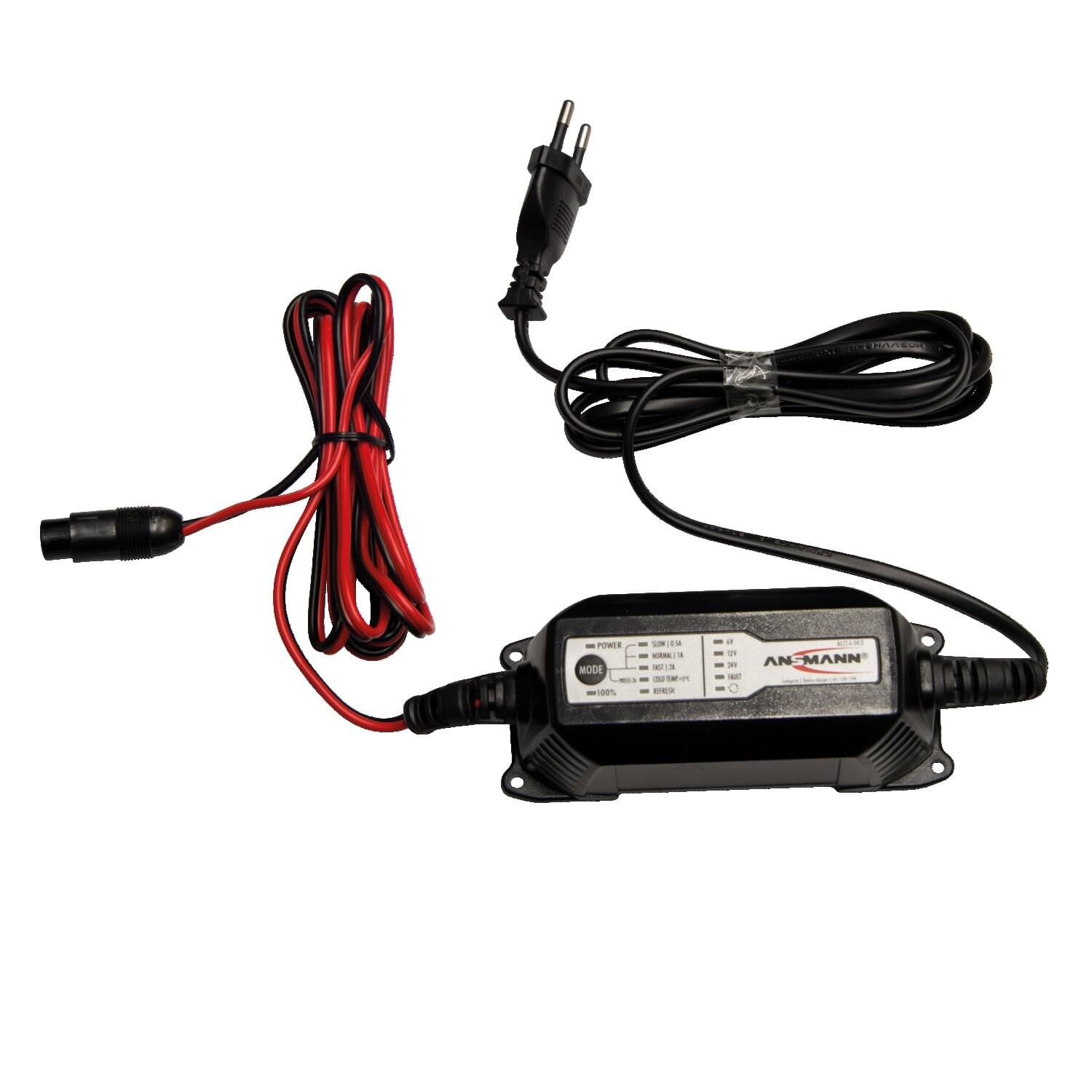Ladegerät 230VAC/12VDC für Leitkegel-Richtstrahl-Blitz, Tri-Blitz bis 2007