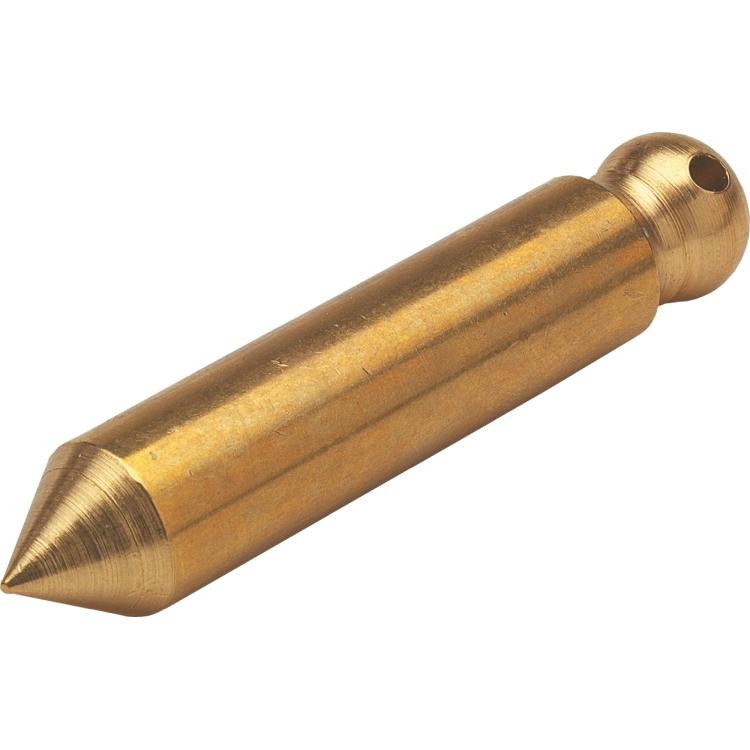 Senklot 50 g aus Messing – Zylinderform