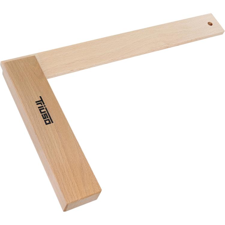 Holzwinkel aus Buche, geschliffen und lackiert