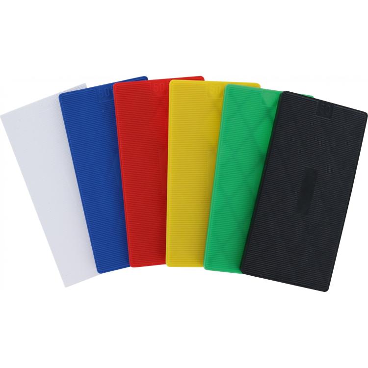 Unterlegplättchen-Set 100 x 50 mm, 12-teilig