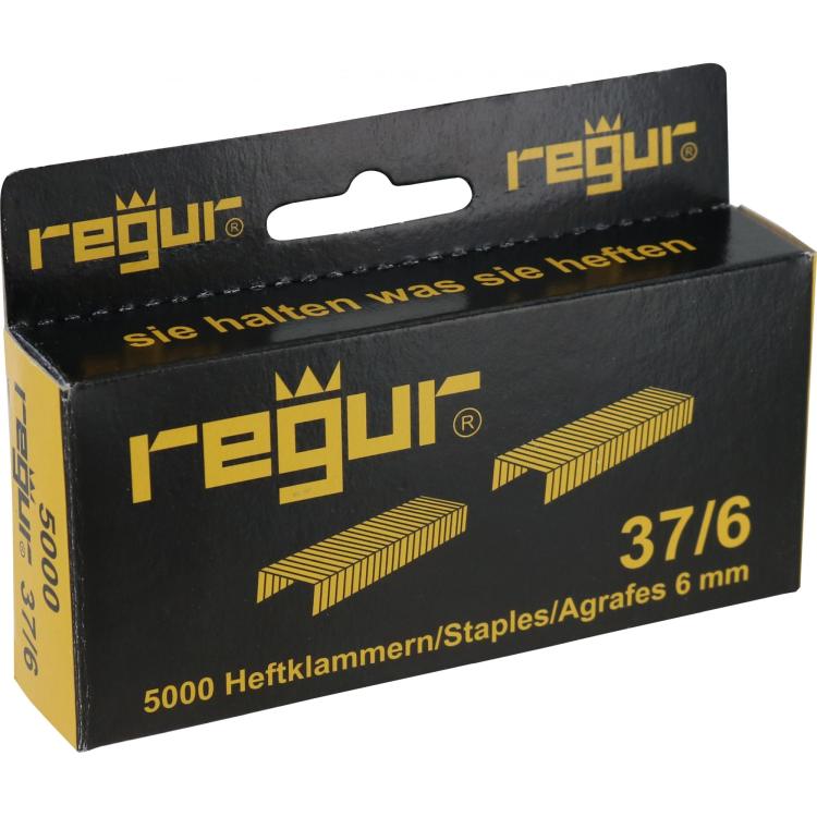 Regur Typ 37 Klammern, 5000 Stück, 6–10 mm