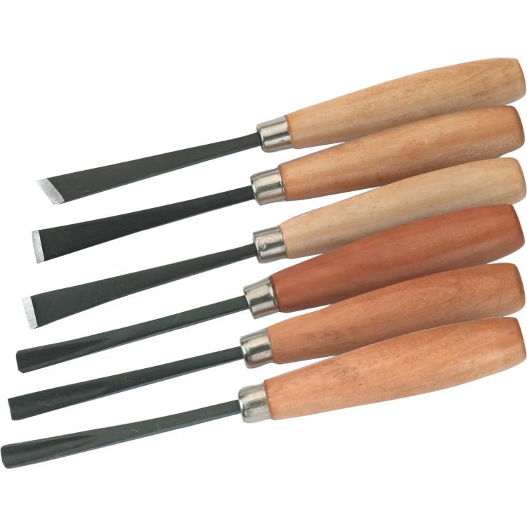 Kerbschnitzwerkzeugsatz 6-teilig