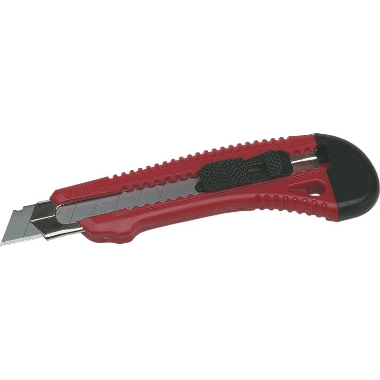 Messer mit Abbrechklinge 18 mm – Kunststoff & Metallführung