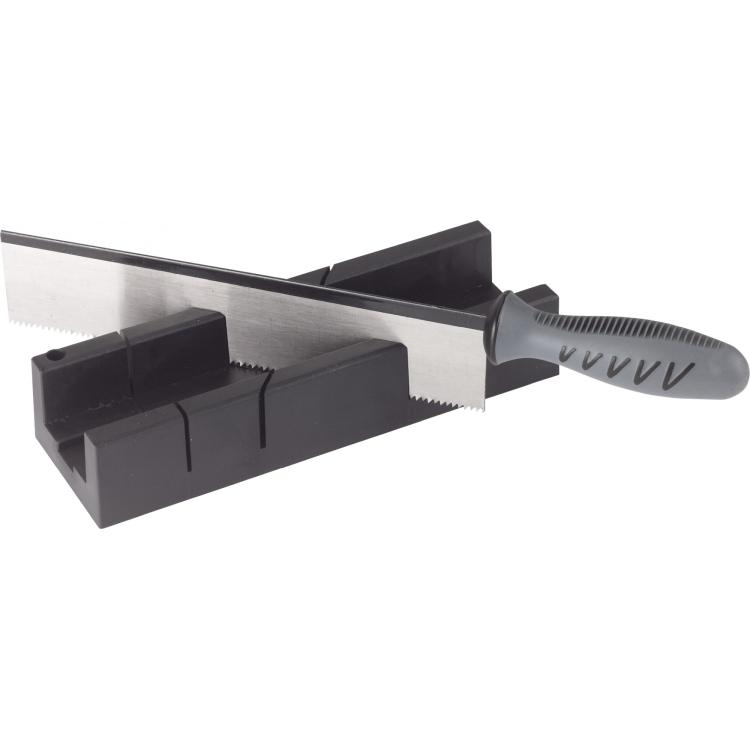 Gehrungssägen-Set – Schneidlade & Feinsäge, 250 mm, 2-teilig