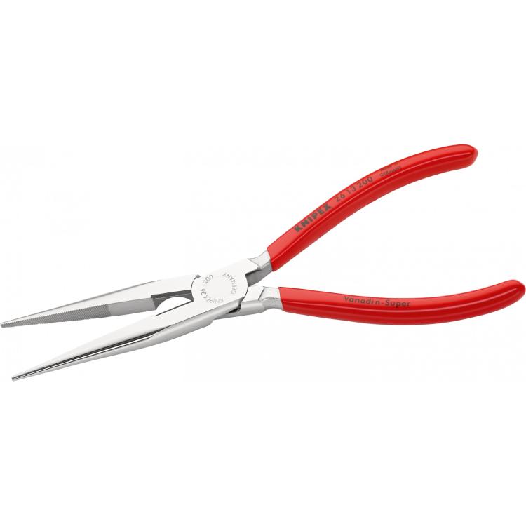 Knipex Flachrundzange mit Schneide 200 mm – Poliert