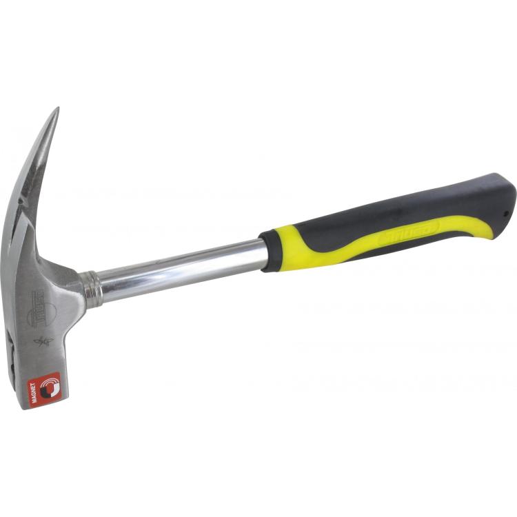 Latthammer 600 g – Poliert, mit Magnet und Softgriff