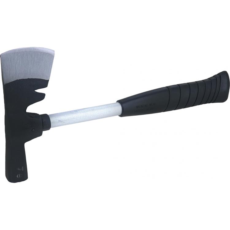 Gipserbeil 670 g – Stahlrohrstiel, ergonomischer Gummigriff