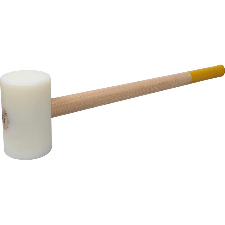 Plastikschlegel – Bombierte Schlagflächen, Eschenholzstiel, 4100 g