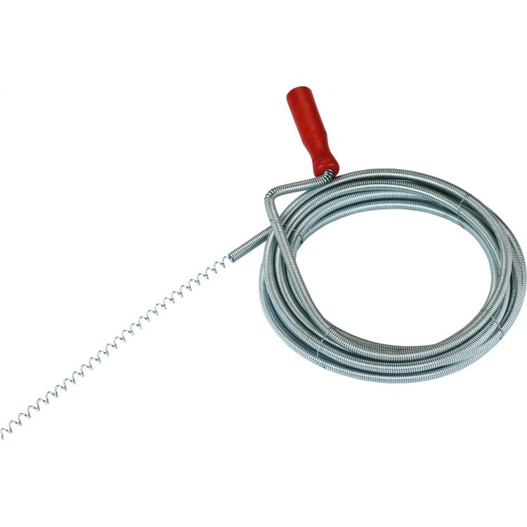 Rohrreinigungswelle mit Kurbel & Spiralhaken