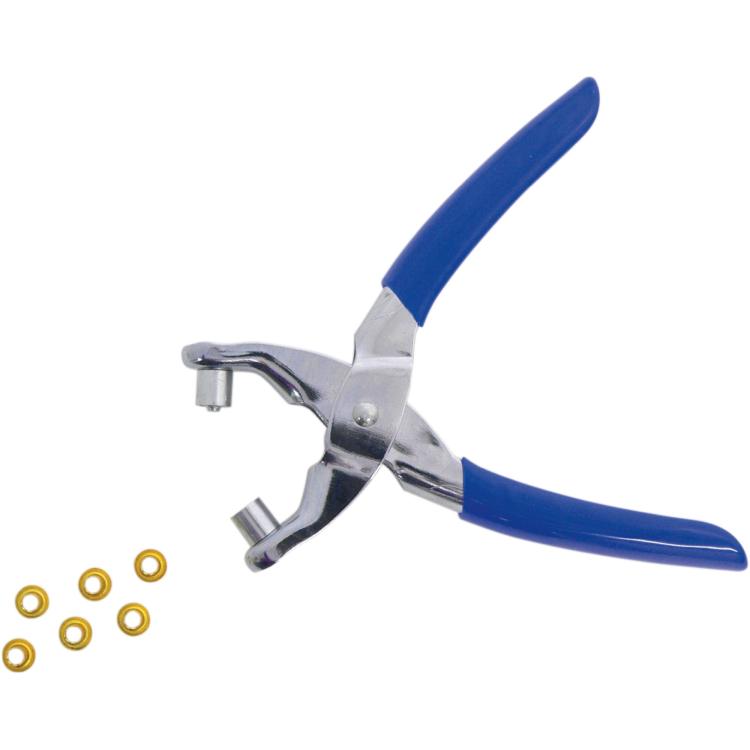 Ösenzange 220 mm – Inkl. 100 Messingösen (4 mm)