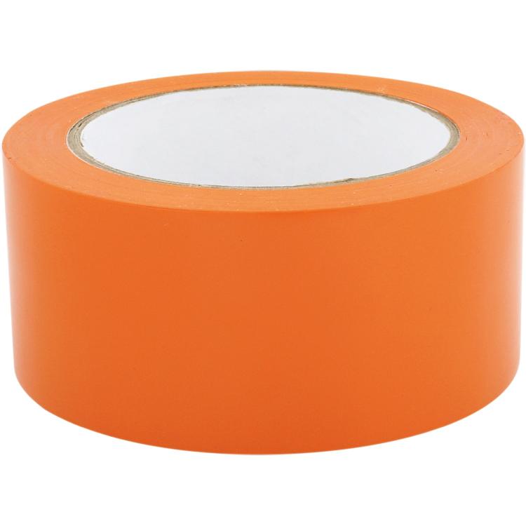 PVC-Schutzband glatt, orange – 50 mm x 33 m