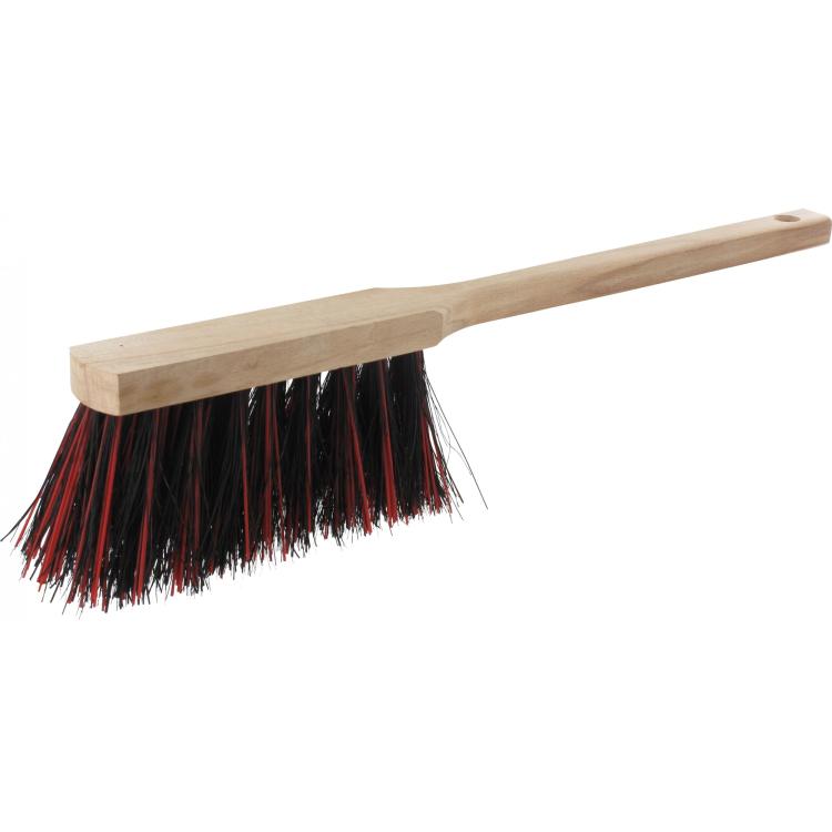 Handfeger 43 cm Arenga / Elaston, rot / schwarz