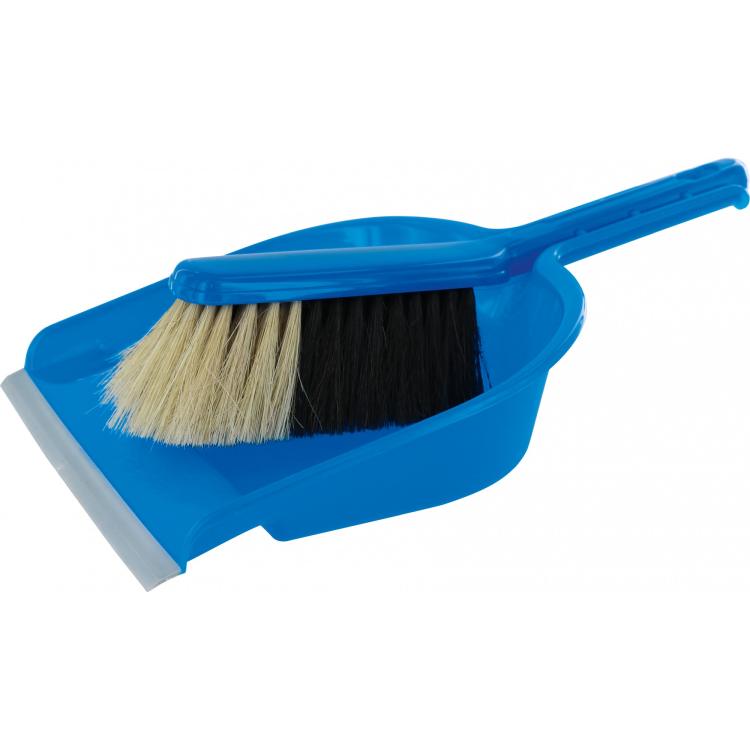 Kehrschaufel-Set Kunststoff mit Haarmischung