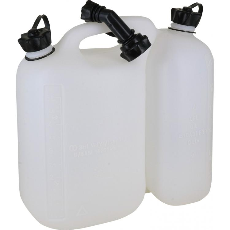 Kombikanister – 5,5 l Benzin + 3 l Öl, mit UN-Zulassung