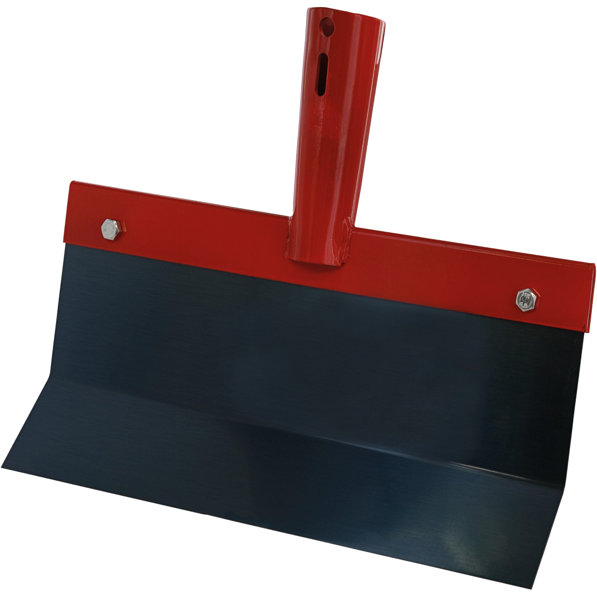 Stoßscharre, Federstahl, rot lackiert, 1,0 mm, ohne Stiel
