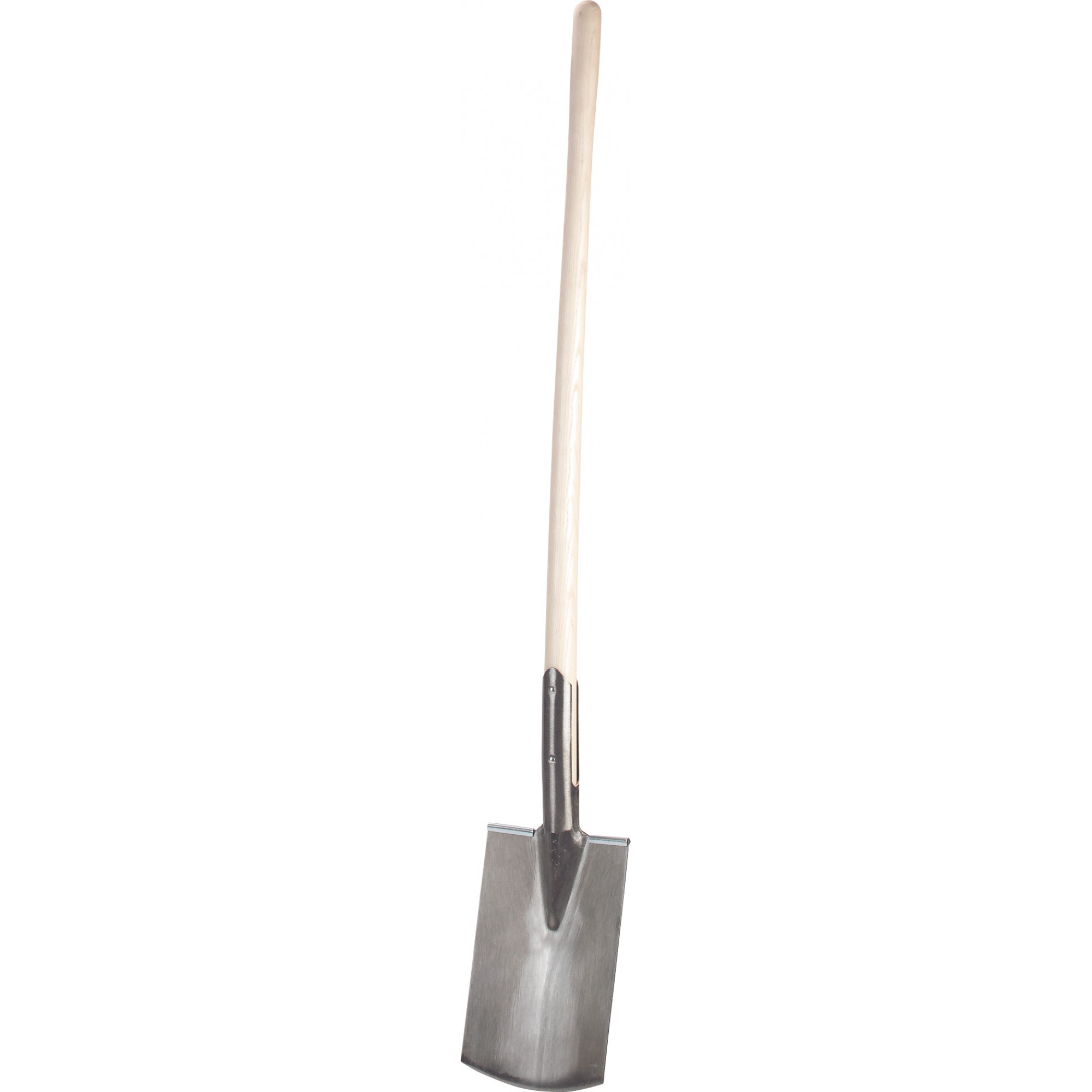 Profi-Spaten, mit Feder-Dülle, doppelt genietet, T-Griff, 850 mm Eschenstiel
