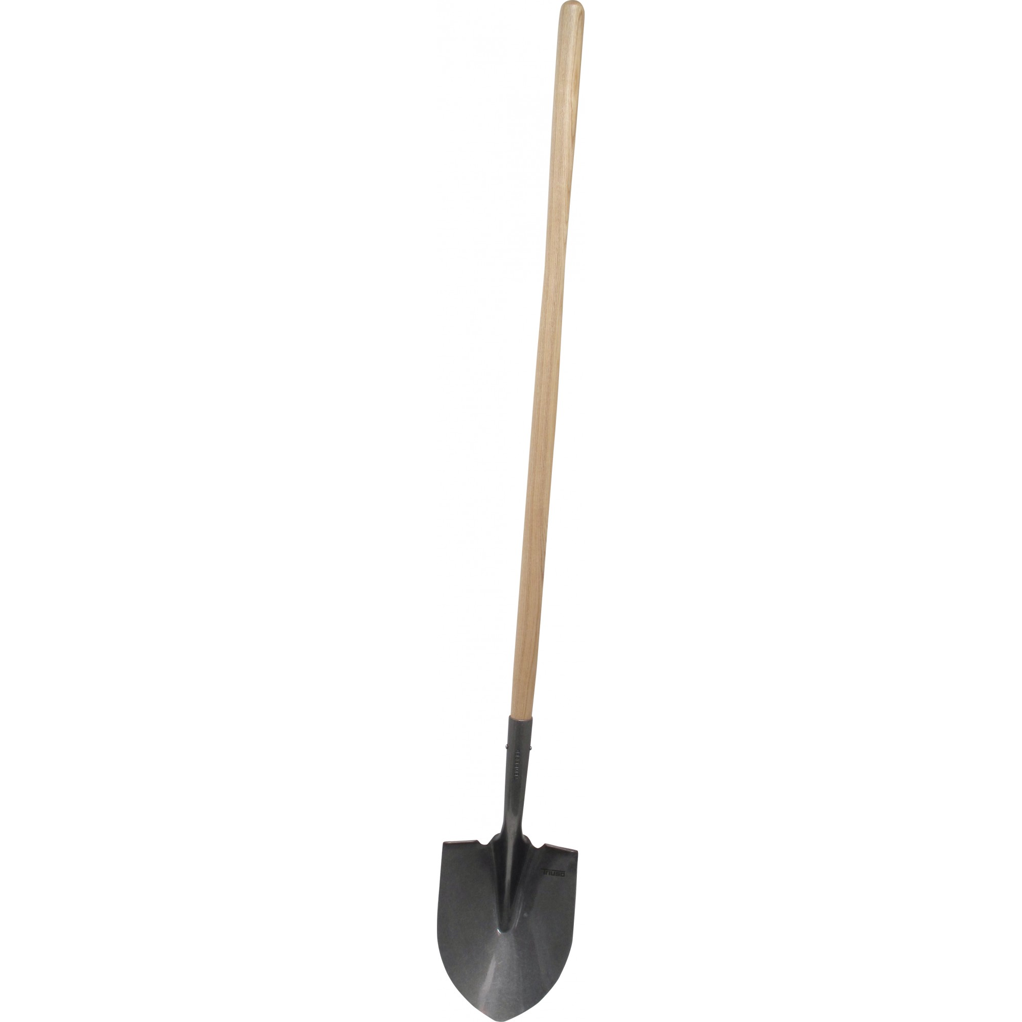 Spatenschaufel, pulverbeschichtet, lange Stieltülle, mit 1200 mm Eschenstiel