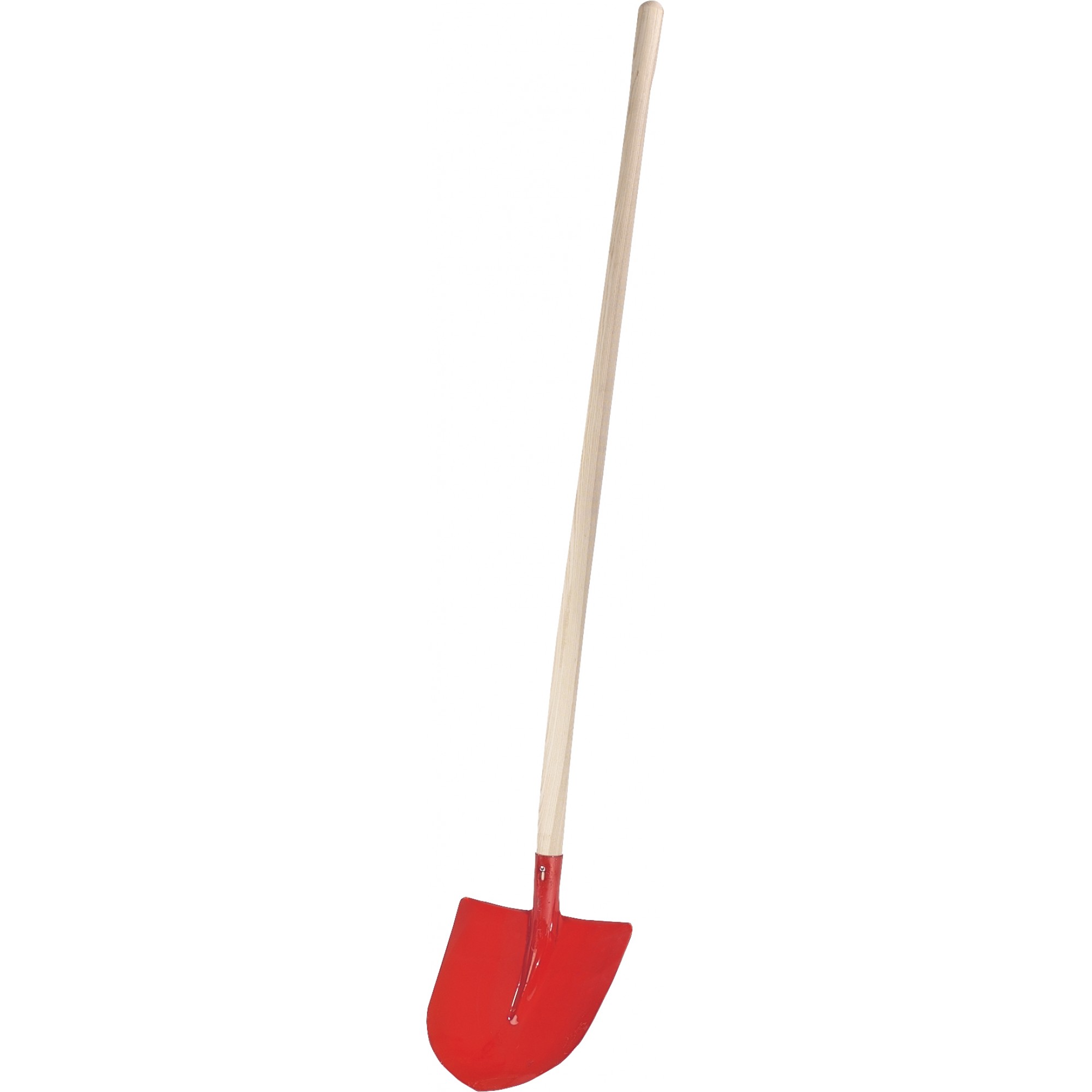 Frankfurter Schaufel, gehärtet, ohne Aufbug, lackiert, mit ergonomischem Buchenstiel, 1300 mm