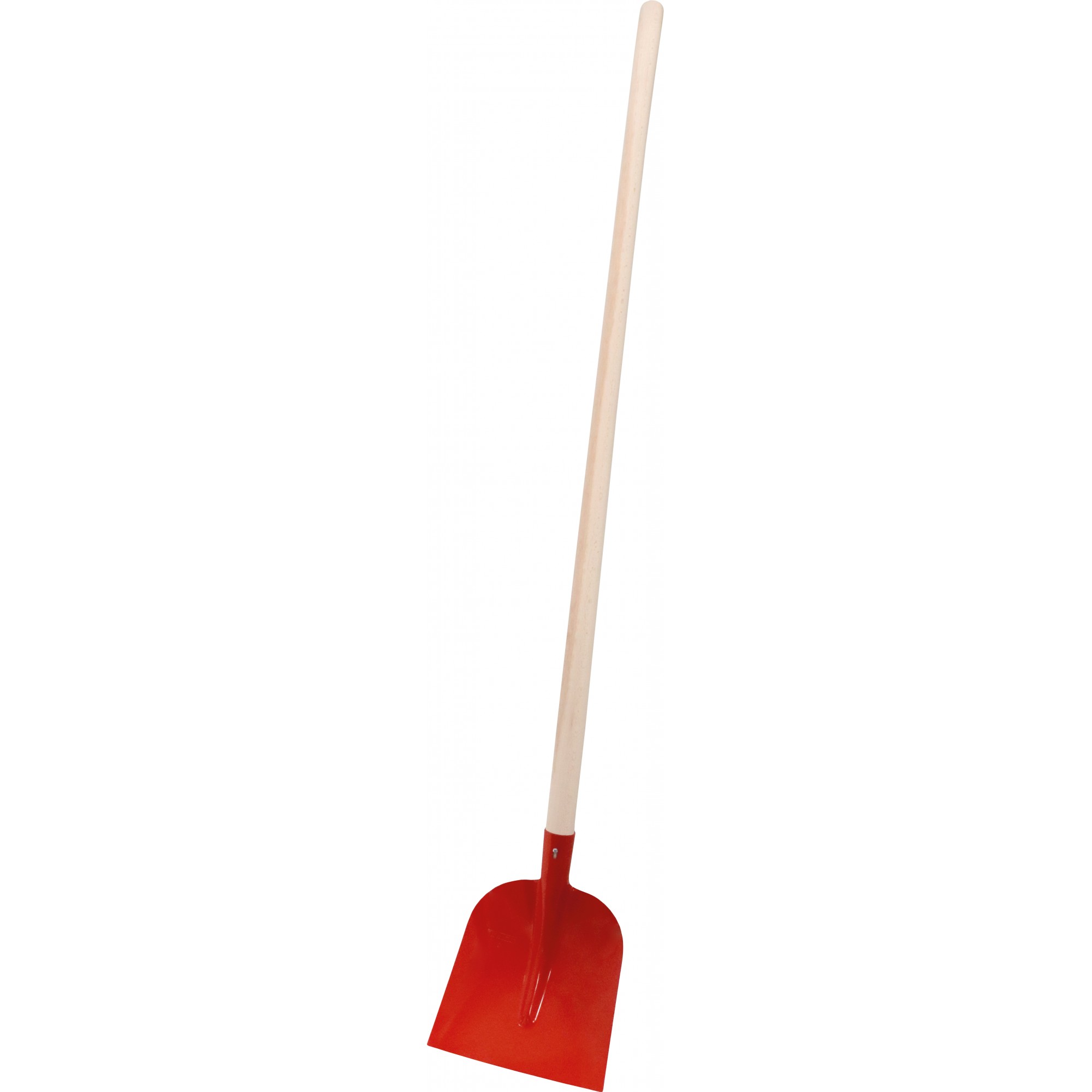Holsteiner Schaufel, gehärtet, lackiert, mit ergonomischem Buchenstiel, 1300 mm