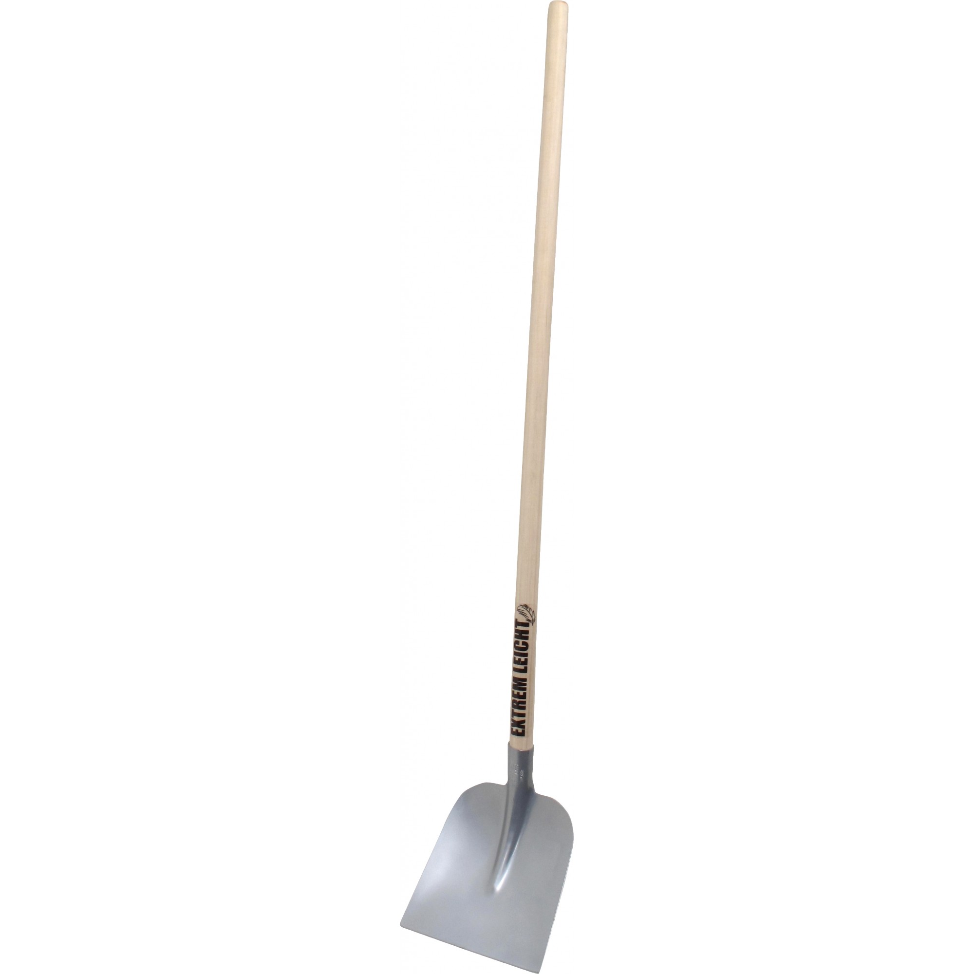Holsteiner Schaufel, Aluminium gehärtet, gebogener Weidenstiel, 1300 mm