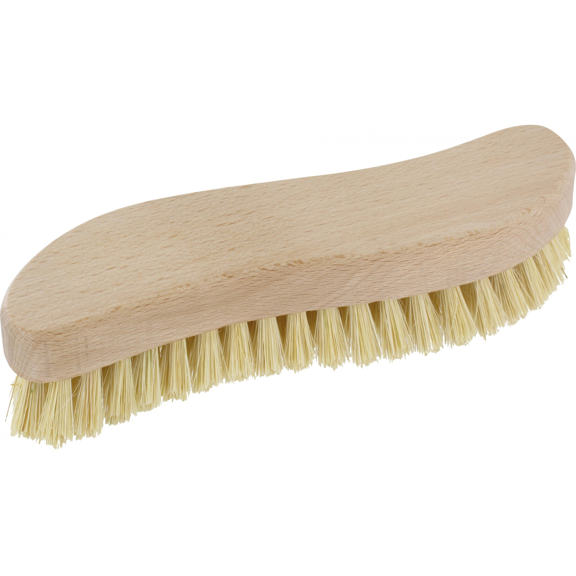 Waschbürste, Naturfibre natur, S-Form, 200 mm