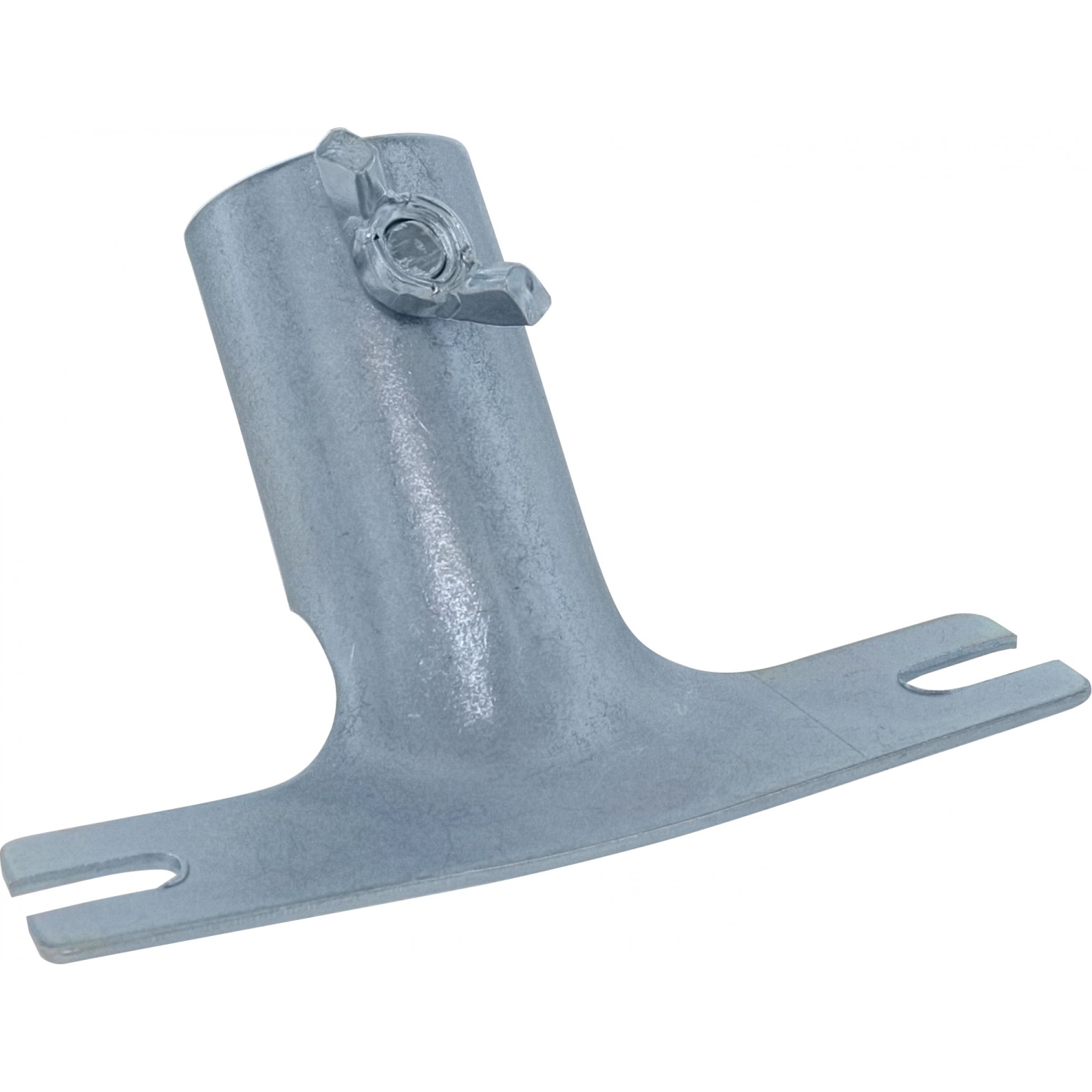 Stielhalter, verzinkt, mit Schraube, Ø 28 mm