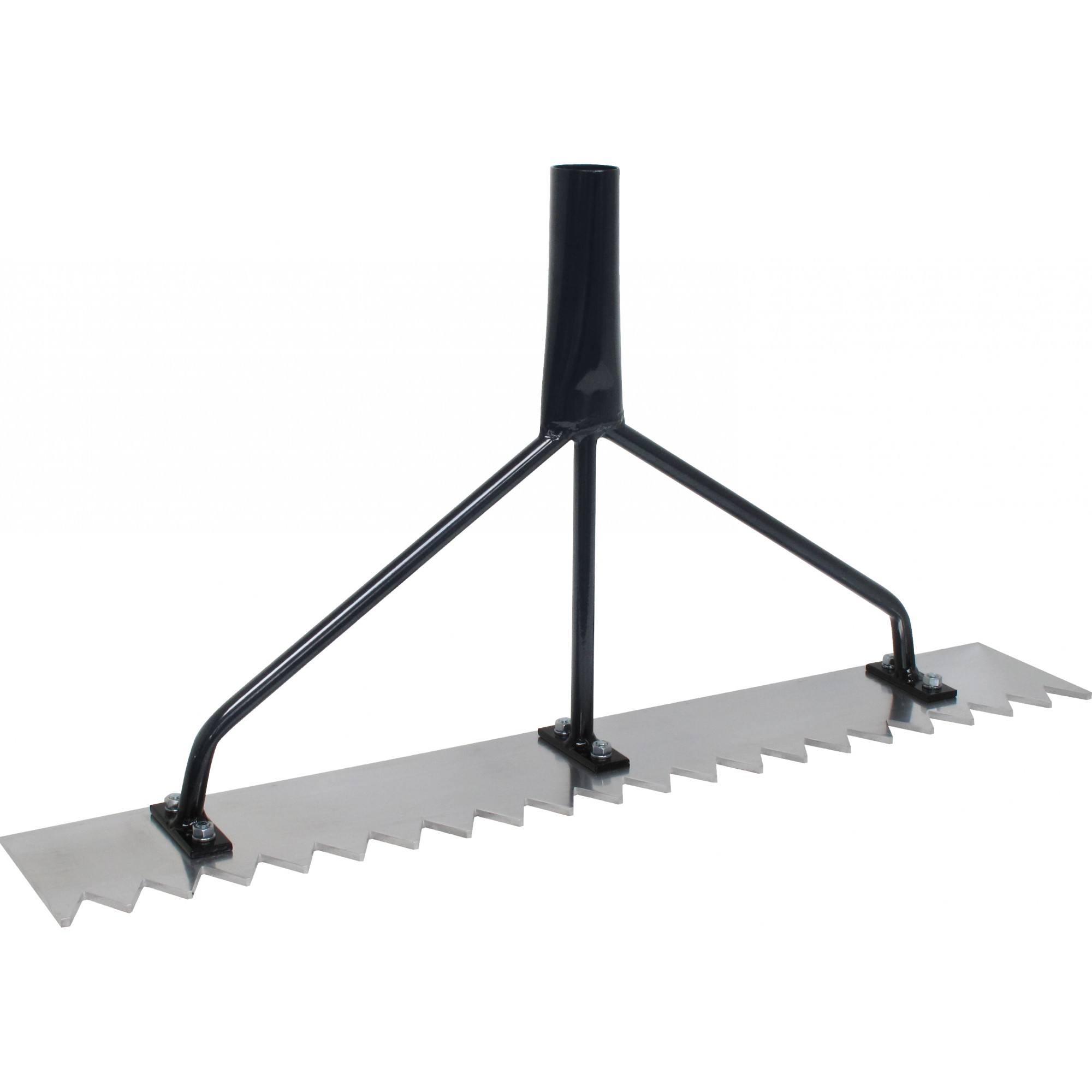 Alu-Verteiler, Spitzzahnung, flach, 600 × 90 mm