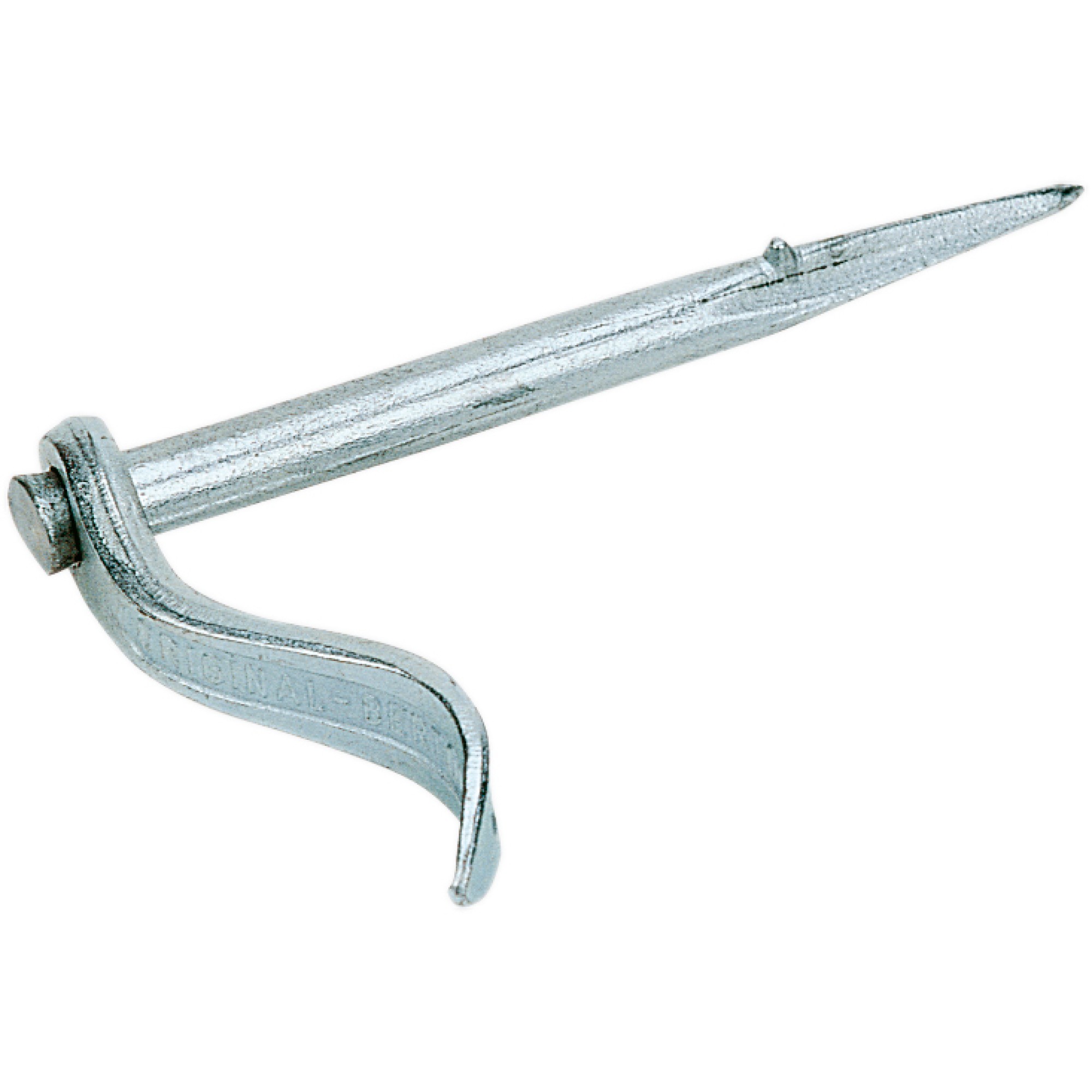 Verputzhaken 150 mm, geschmiedet, kantig, verzinkt