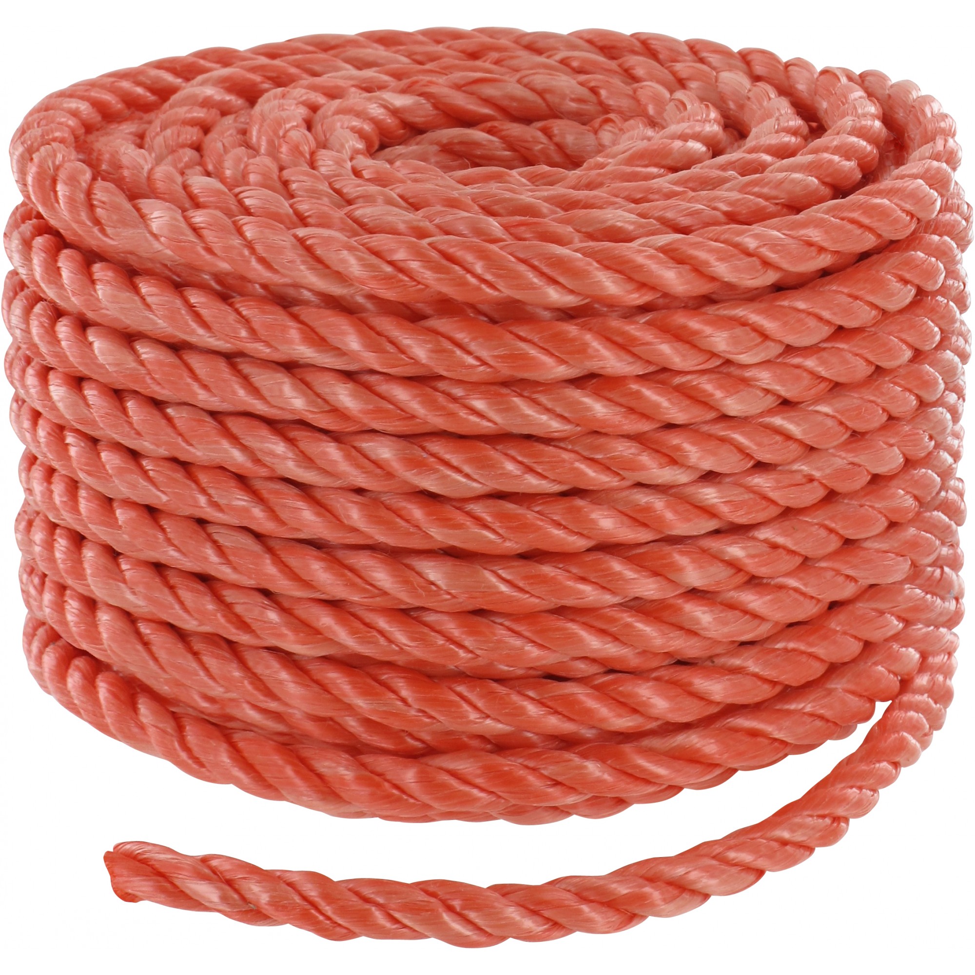 Mehrzweckseil Polypropylen, orange, 20 m, Ø 6 / 8 mm, Tragkraft 110 kg