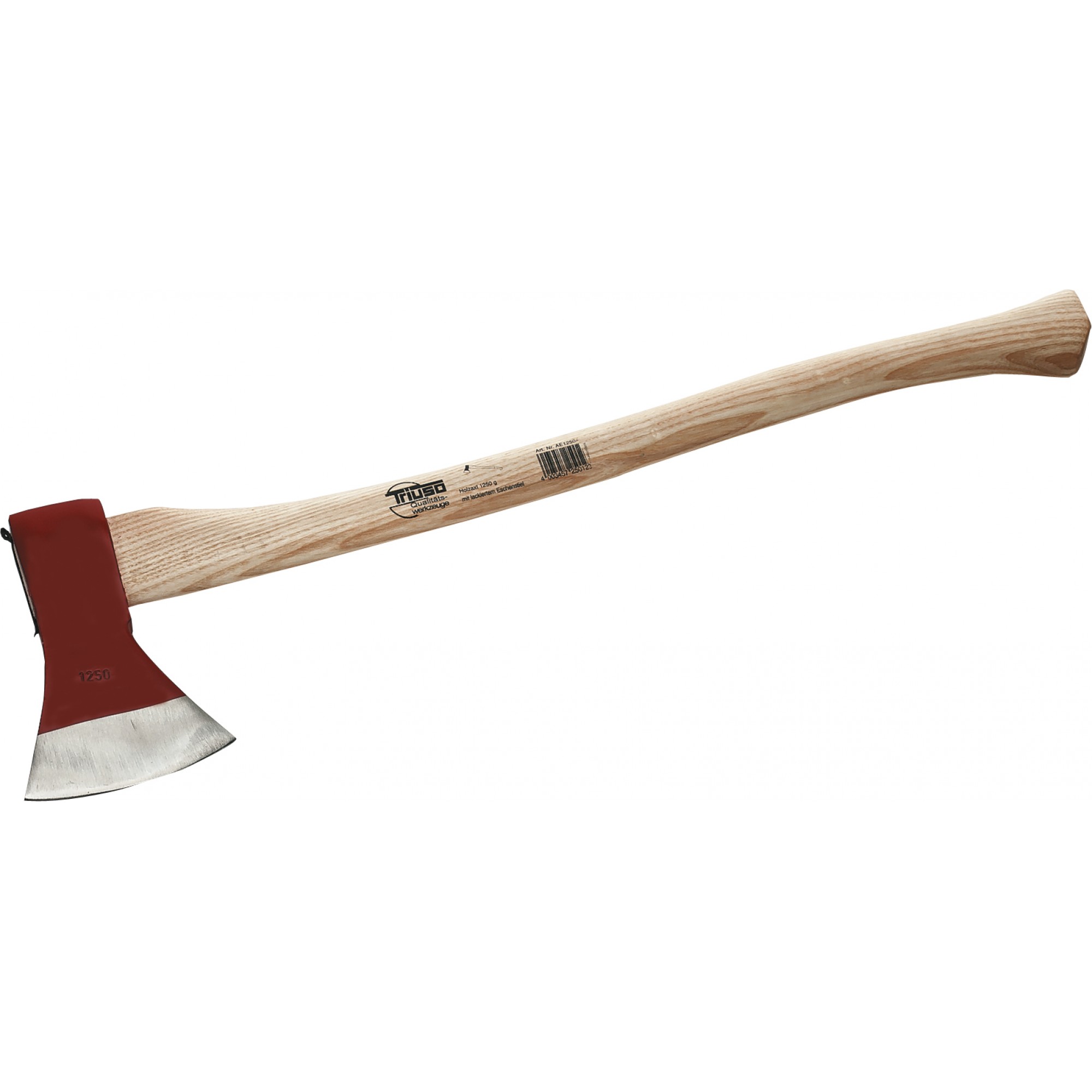 Handaxt mit lackiertem Eschenstiel, 1250–1600 g