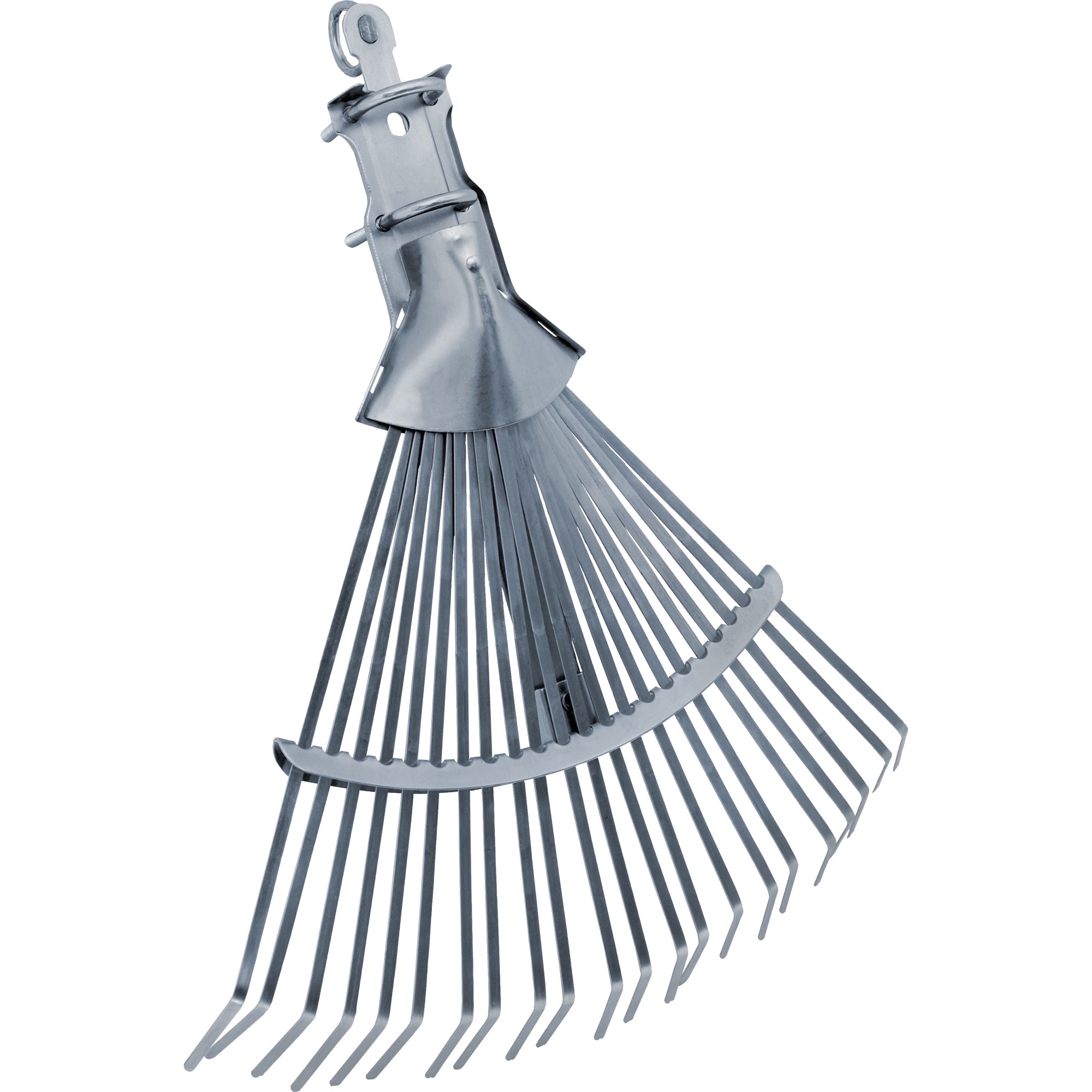 Fächerbesen „Profi“, verzinkt, 22 Zinken, 30–48 cm