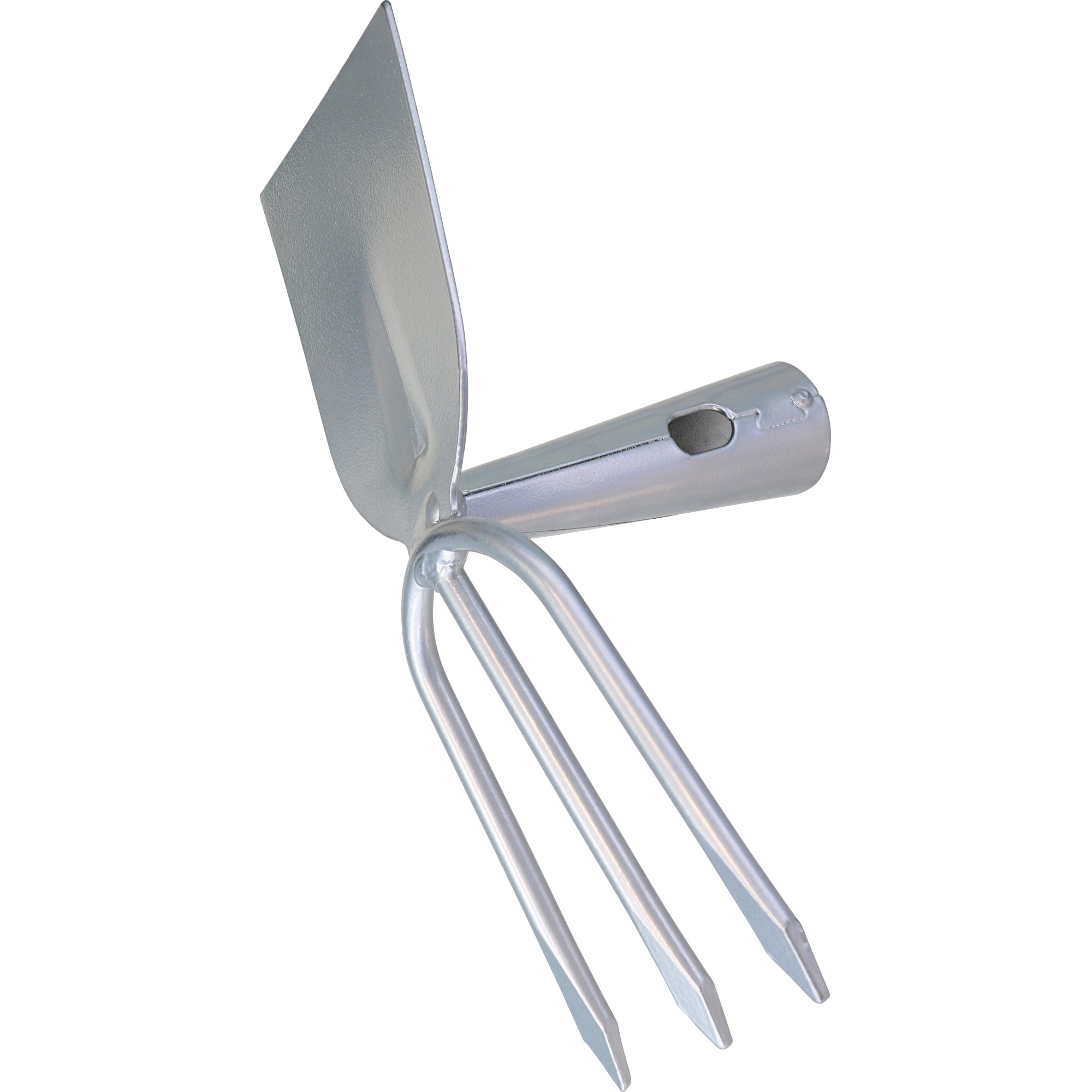 Doppelhacke, Flachform, 3 Zinken, 7,5 cm, pulverbeschichtet