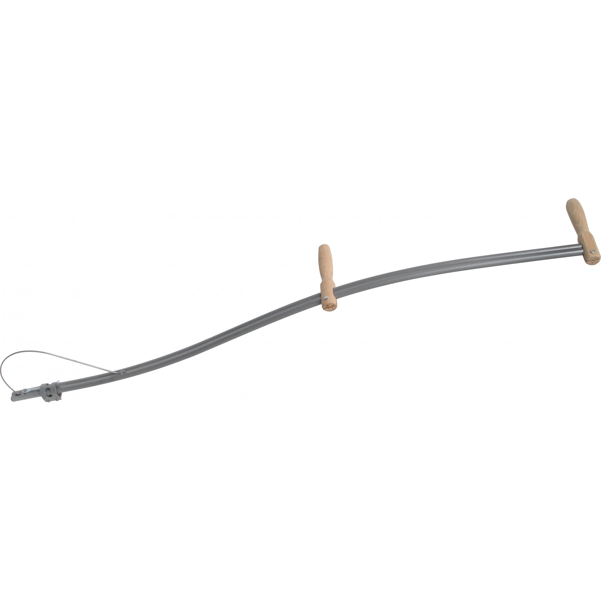 Sensenbaum, Stahlrohr, 150 cm, mit Sensenring und Schlüssel