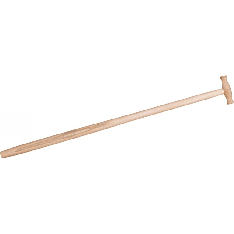 Spatenstiel Buche DIN 20152 – mit T-Griff, gespitzt