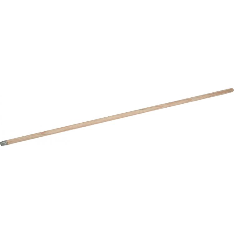 Besenstiel Buchenholz – mit Gewinde, Stärke 24 mm, Längen 1300–1400 mm