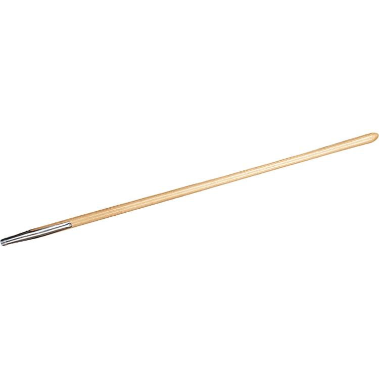 Gabelstiel Eschenholz – mit Zwinge, gebogen, Stärke 36 mm, 1350 mm